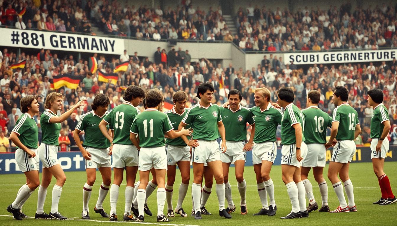 Die Deutsche Nationalmannschaft 1981 im Rückblick