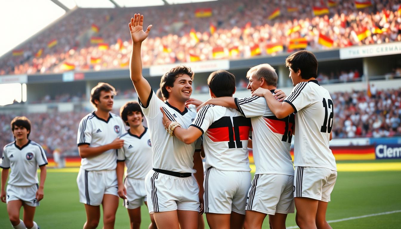 Deutsche Nationalmannschaft 1982 bei der WM in Spanien